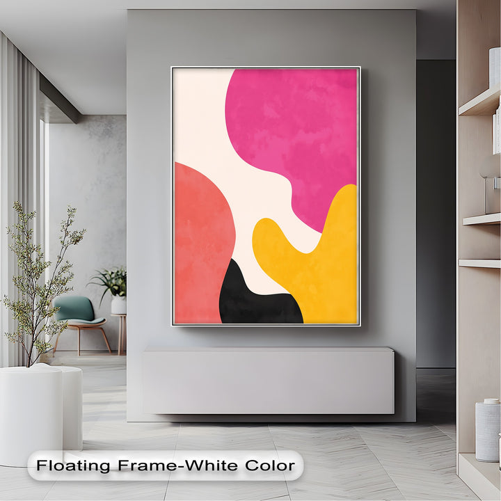 Mellow Shapes – Colorful Organic Forms Abstract Canvas Print