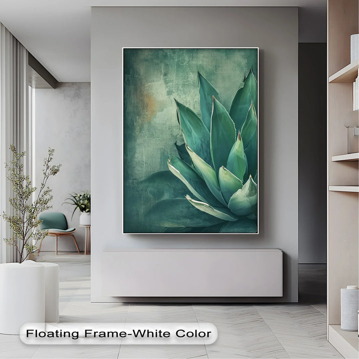 Agave Serenity – Succulent Plant Close-Up Canvas Print - MyPhotoStation