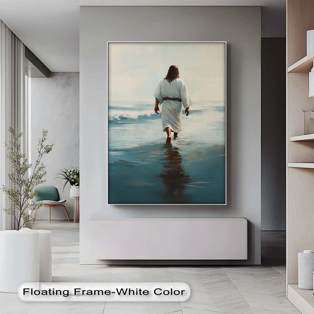Divine Path – Jesus Walking on Water Canvas Prints - MyPhotoStation