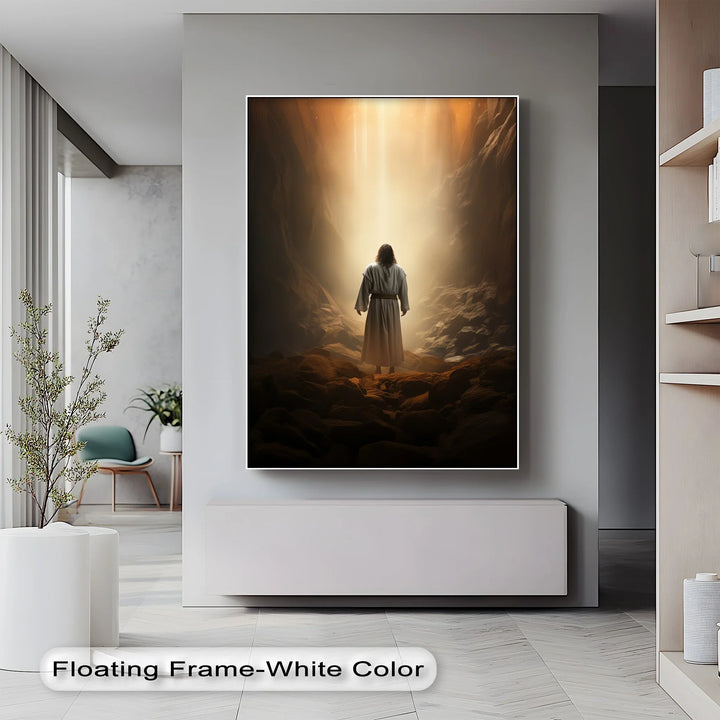 Divine Light – Jesus in the Cave Canvas Prints - MyPhotoStation