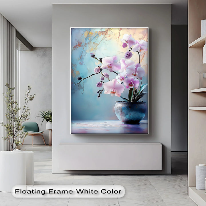 Tranquil Orchid Elegance – Delicate Pink Orchid Canvas Wall Art - MyPhotoStation