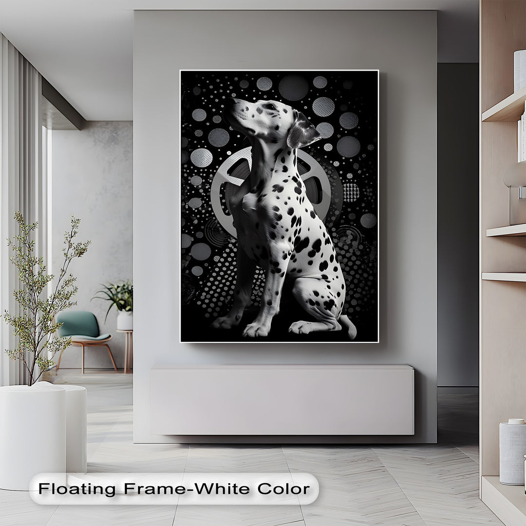 Retro Dalmatian – Puppies Canvas Print