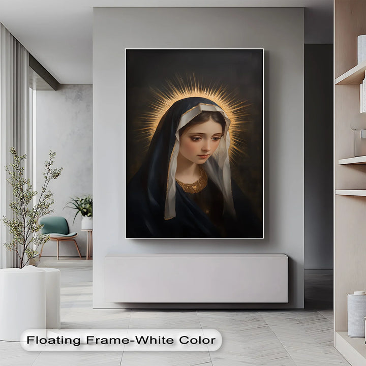 Holy Light – Virgin Mary Canvas Wall Art - MyPhotoStation