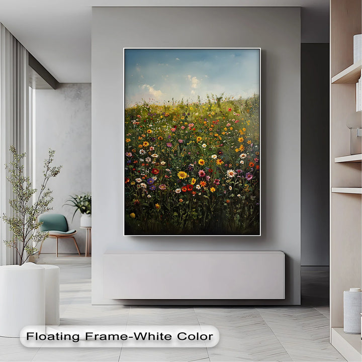 Blooming Meadow – Colorful Wildflower Field Canvas Print - MyPhotoStation