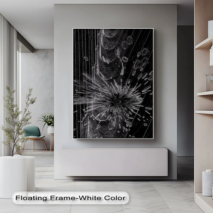 Dark Pulse – Abstract Energy Burst Canvas Prints - MyPhotoStation