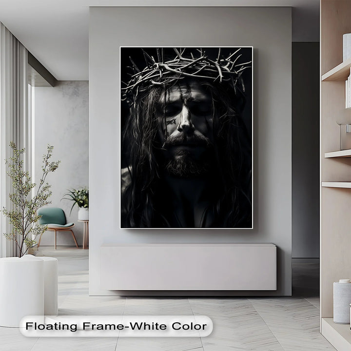 Silent Redemption – Jesus with Crown of Thorns Canvas Prints - MyPhotoStation