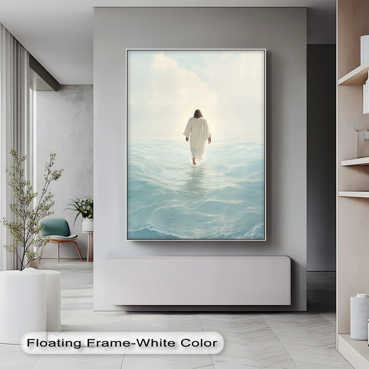 Divine Calm – Jesus Walking on Water Canvas Print - MyPhotoStation