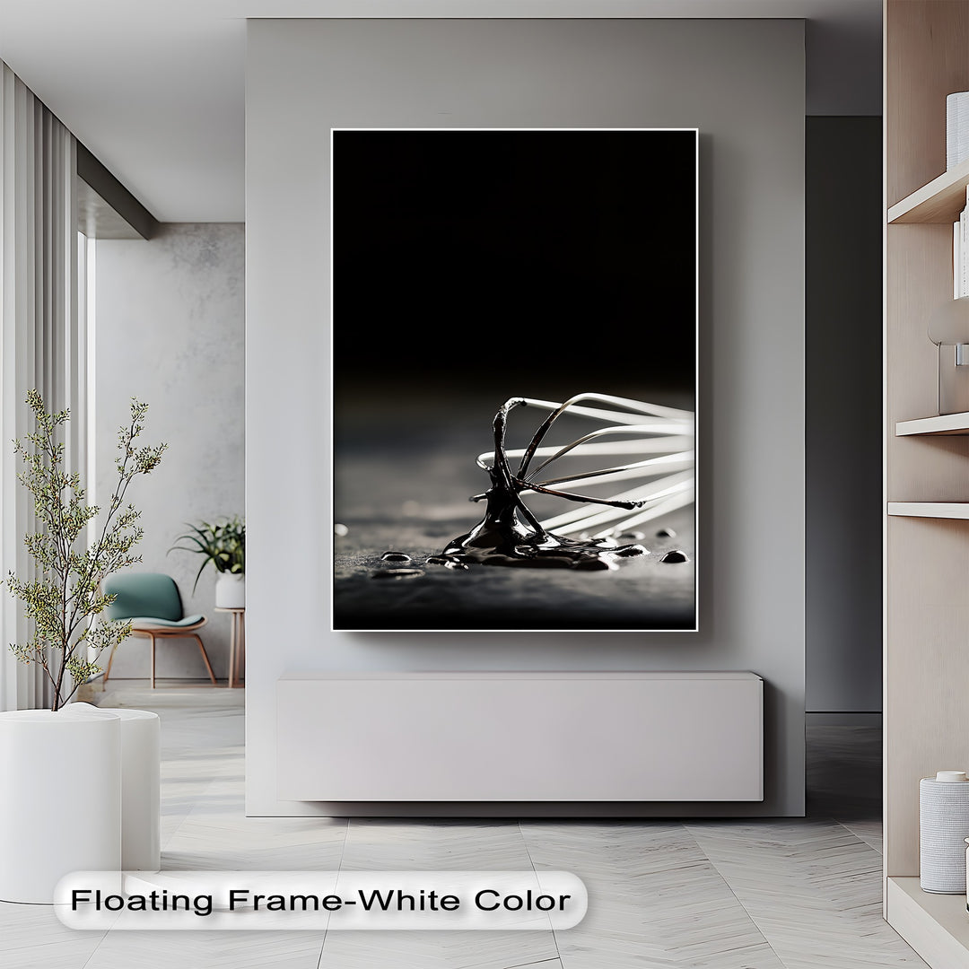 Whisked Elegance – Dark Chocolate Drizzle Canvas Prints