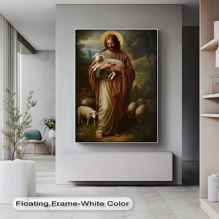 The Good Shepherd – Jesus with Lamb Canvas Prints - MyPhotoStation