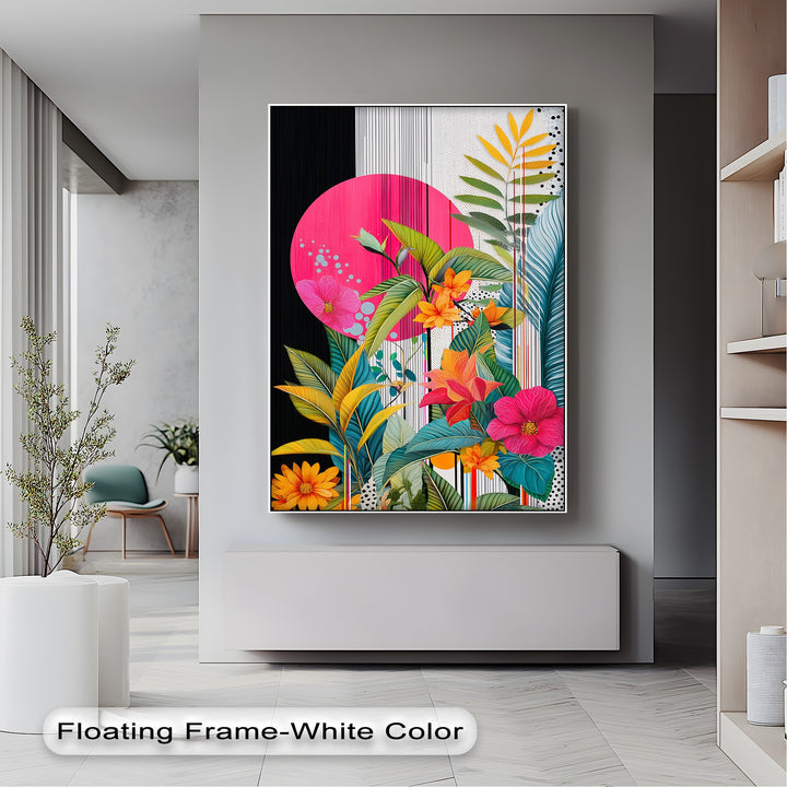 Tropic Pop – Bold Botanical Canvas Print