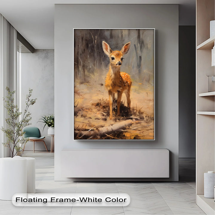 Gentle Fawn in the Forest – Animal Canvas Print - MyPhotoStation