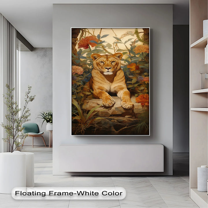 Queen of the Jungle Repose – Animal Canvas Print - MyPhotoStation