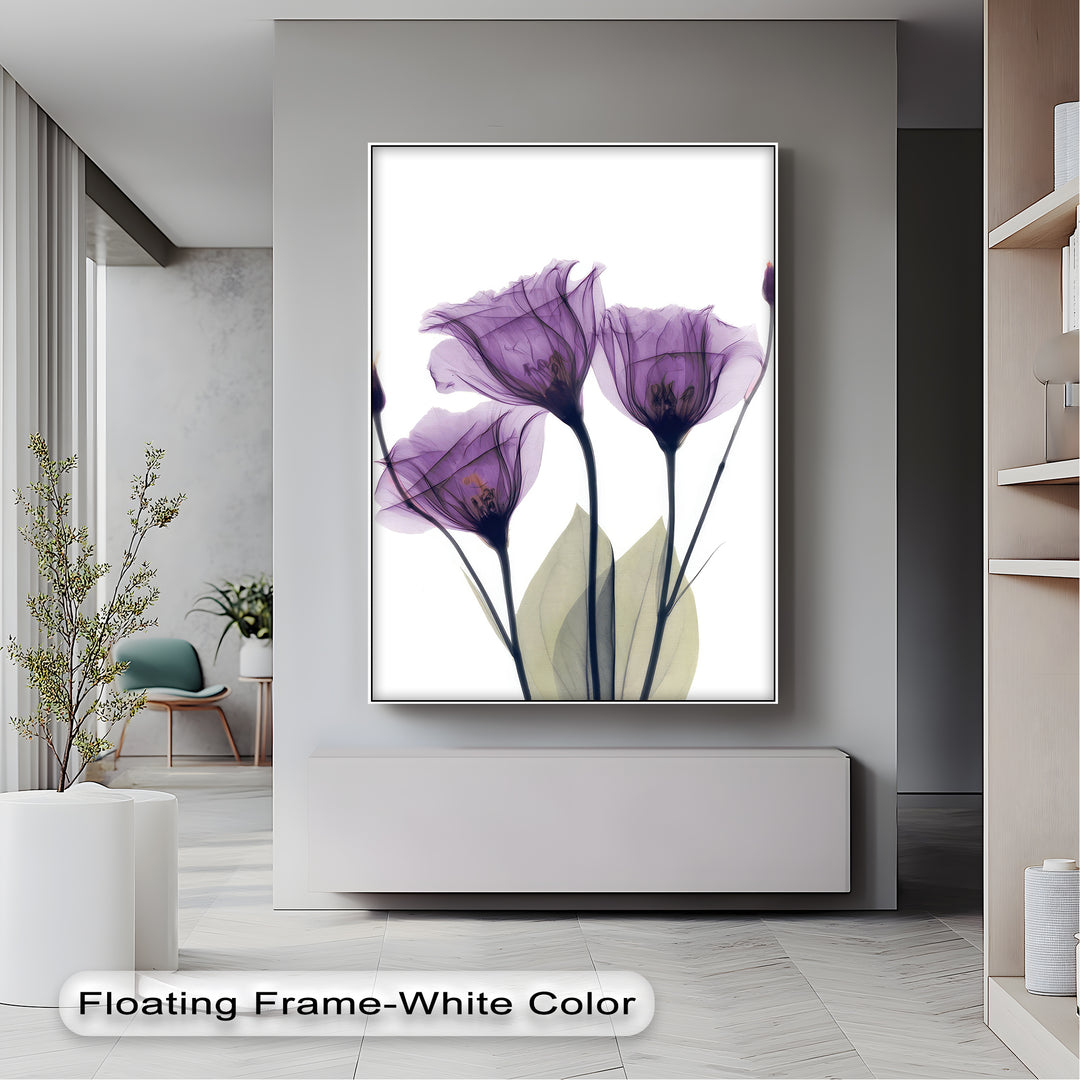 Winterliche Ruhe – Japanische Frau im blauen Kimono, Leinwanddruck | Gerahmtes Kunstwerk