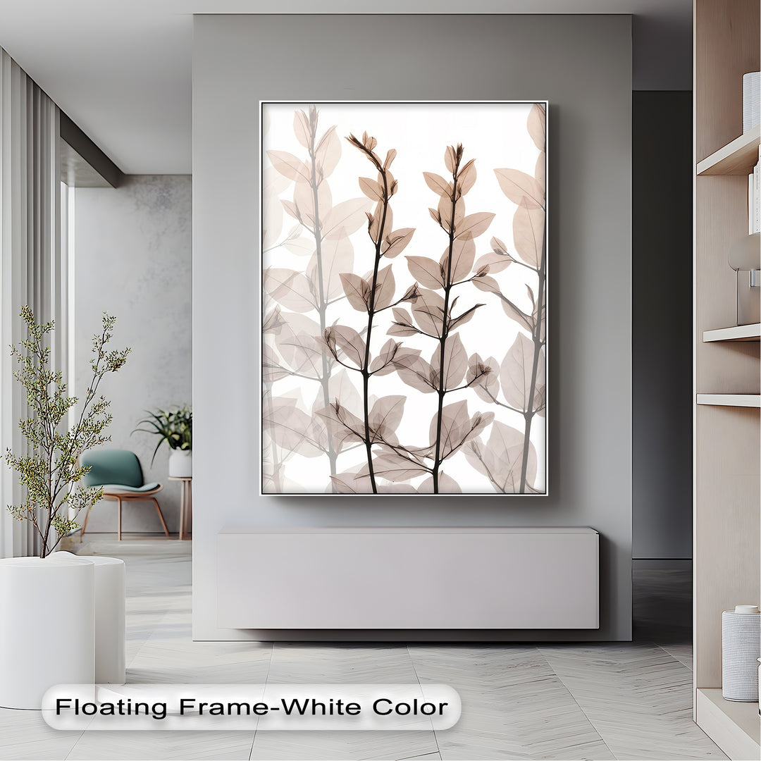 Winterliche Ruhe – Japanische Frau im blauen Kimono, Leinwanddruck | Gerahmtes Kunstwerk