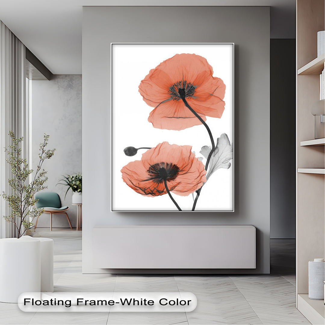 Winterliche Ruhe – Japanische Frau im blauen Kimono, Leinwanddruck | Gerahmtes Kunstwerk