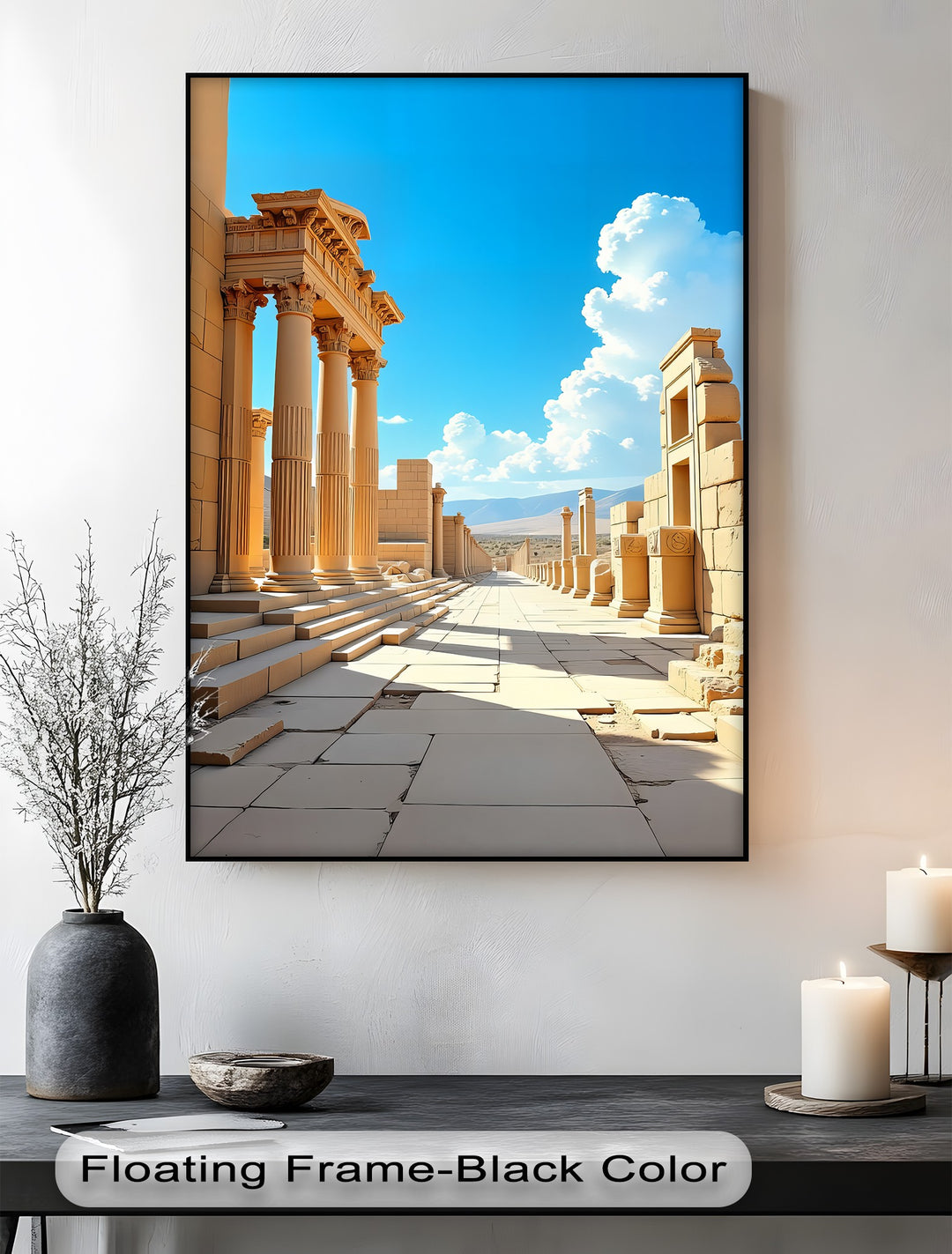 Golden Pathway – Ancient City Canvas Print
