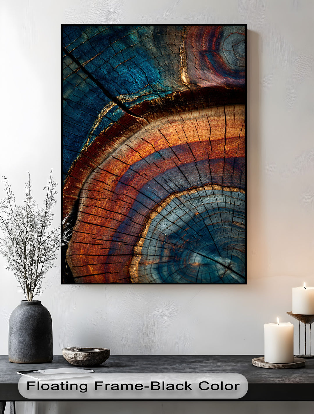 colorful wood texture canvas
