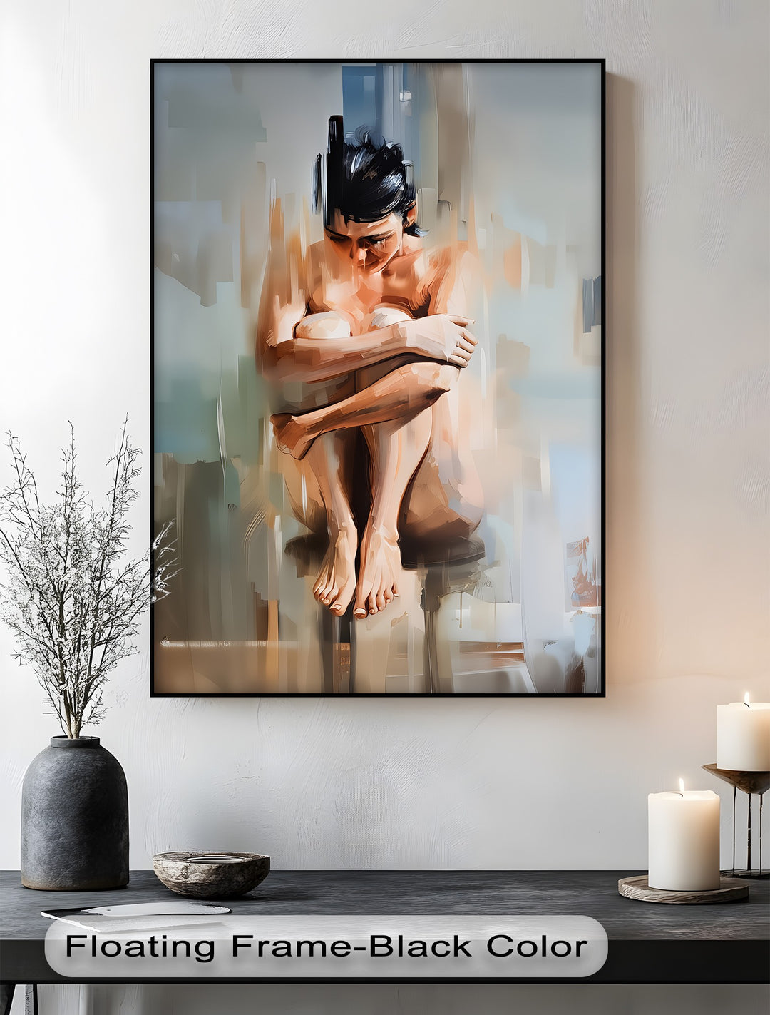 Solitude – Sensual Erotic Canvas Wall Art | Framed Canvas Artwork