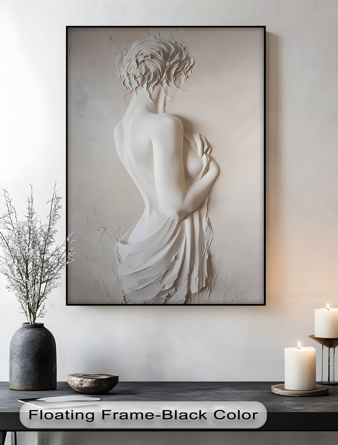 Whispers in Ivory – Erotic Canvas Print