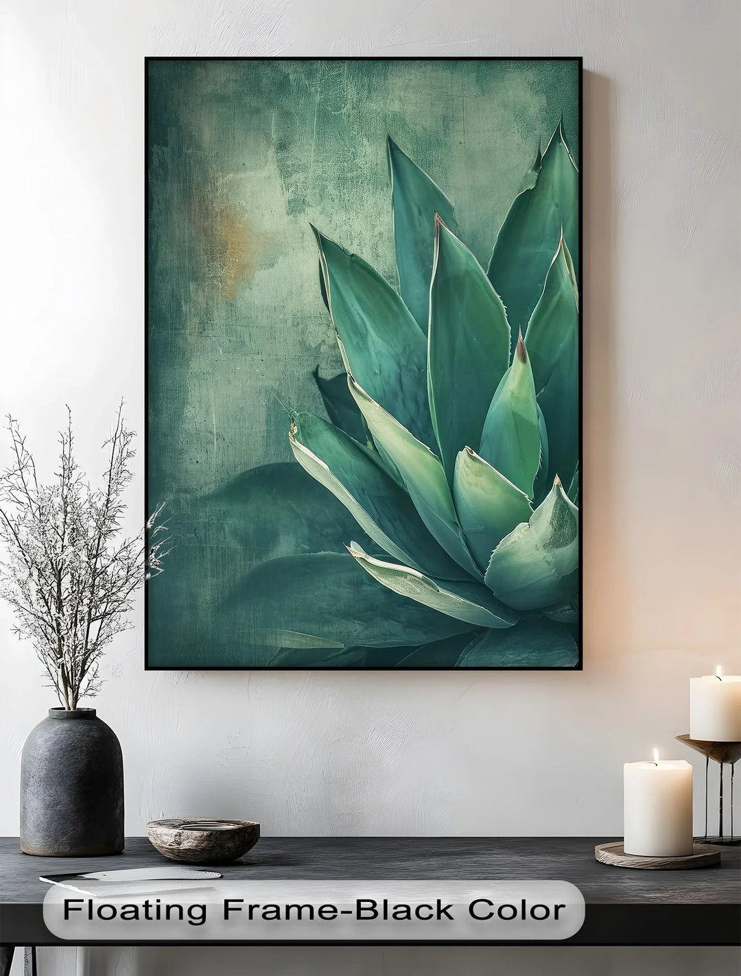 Agave Serenity – Succulent Plant Close-Up Canvas Print - MyPhotoStation