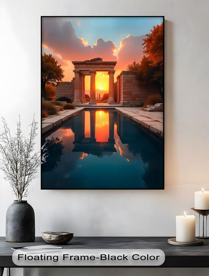 Sunset Serenity – Ancient Gate Canvas Print