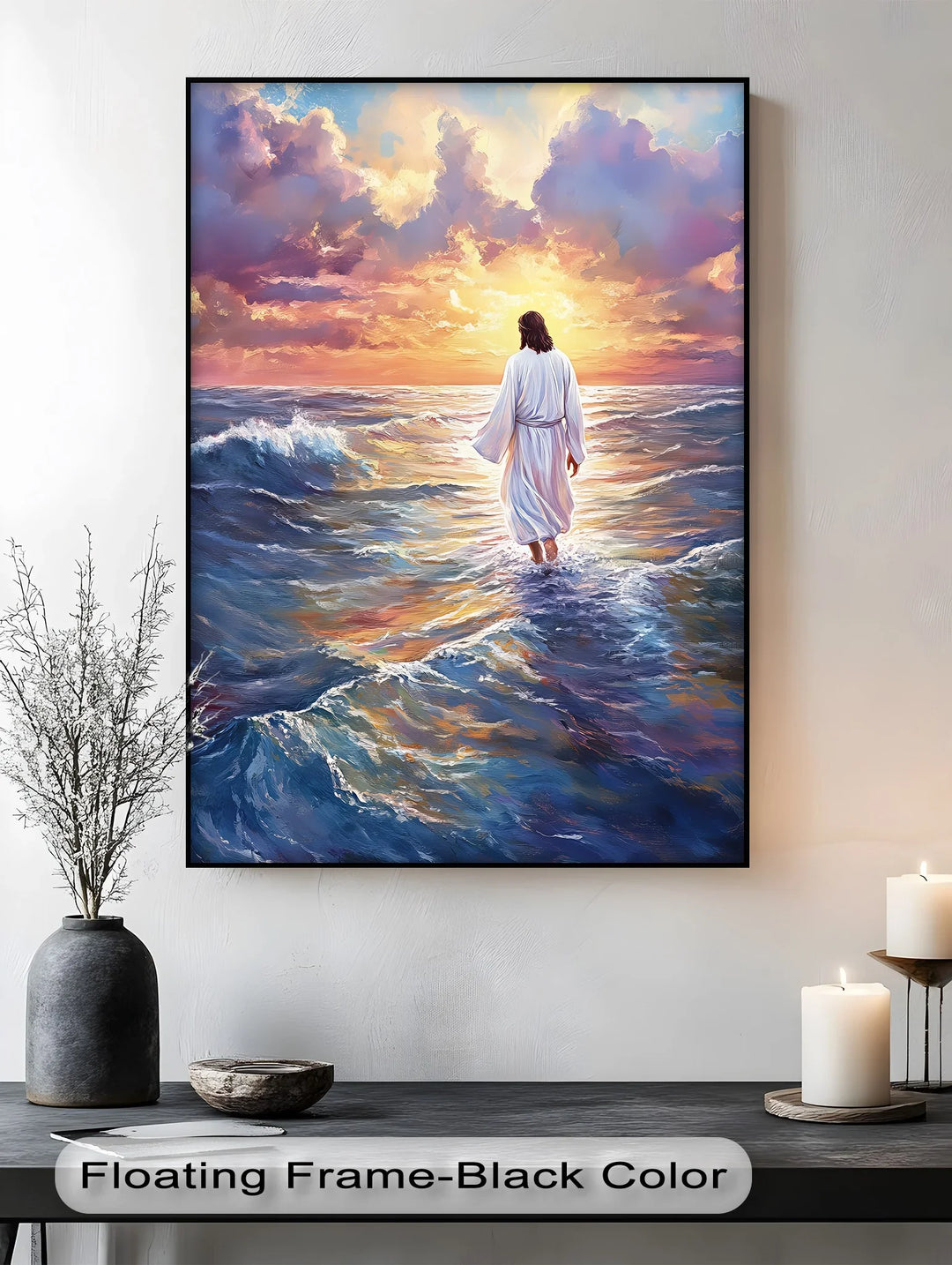 Divine Steps – Jesus Walking on Water Canvas Prints - MyPhotoStation