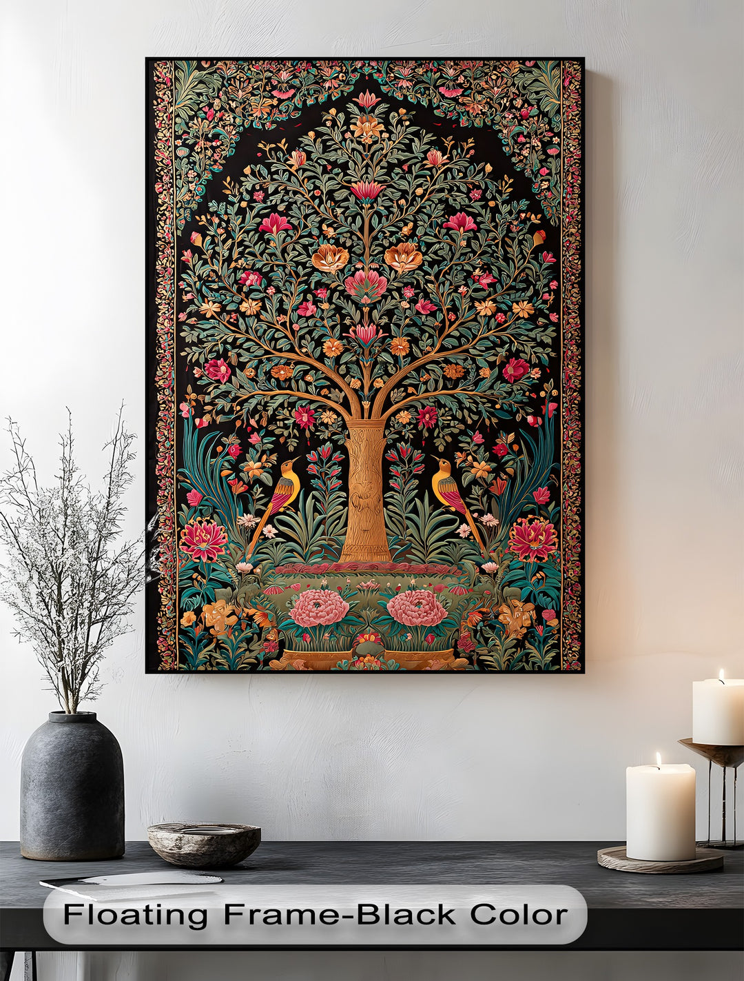 Eternal Blossom – Persian Tree of Life Canvas Print