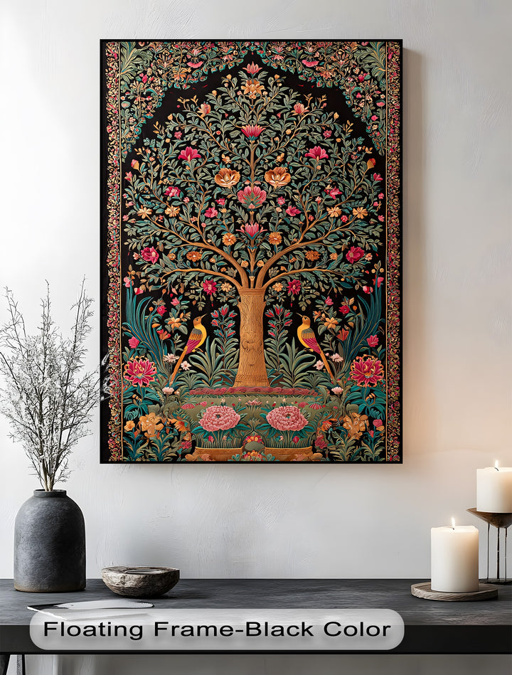 Eternal Blossom – Persian Tree of Life Canvas Print