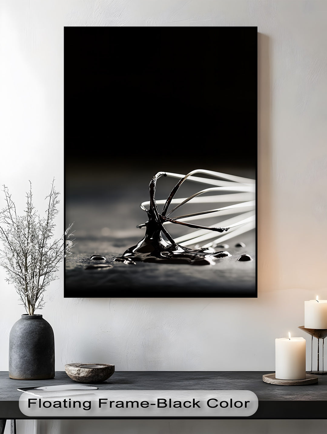 Whisked Elegance – Dark Chocolate Drizzle Canvas Prints