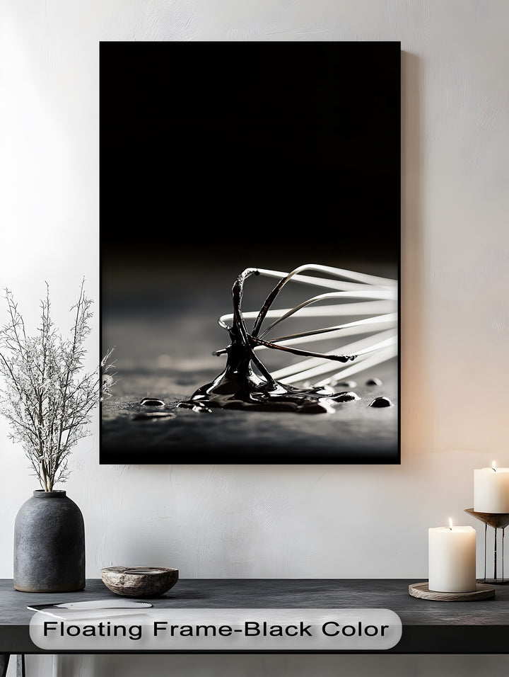 Whisked Elegance – Dark Chocolate Drizzle Canvas Prints