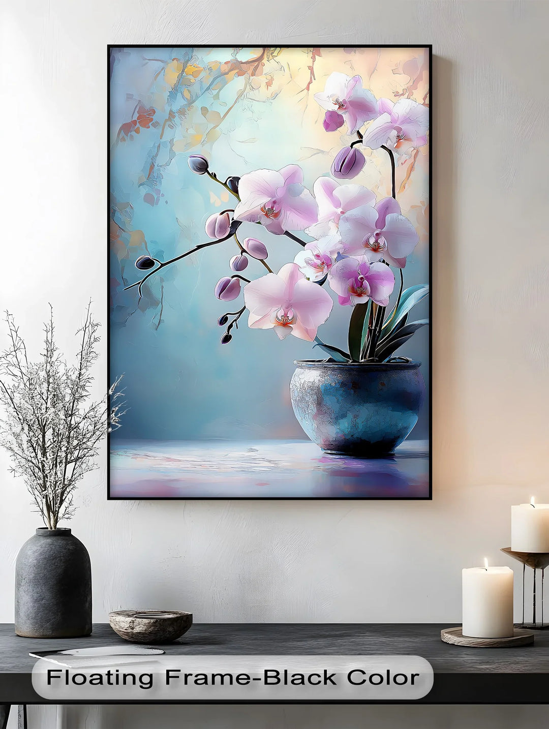 Tranquil Orchid Elegance – Delicate Pink Orchid Canvas Wall Art - MyPhotoStation