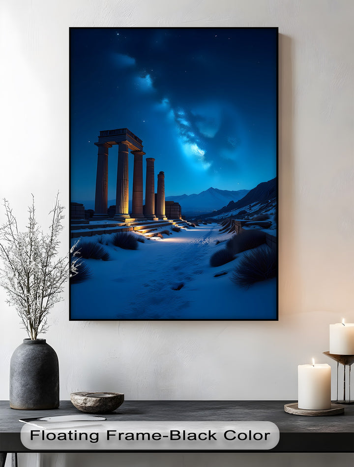 Eternal Starlight – Ancient Ruins Canvas Print