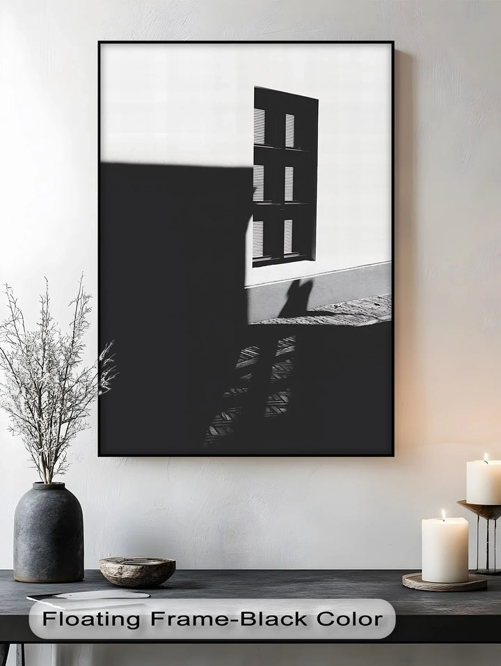 Shadow Geometry – Minimalist Window & Light Canvas Prints - MyPhotoStation
