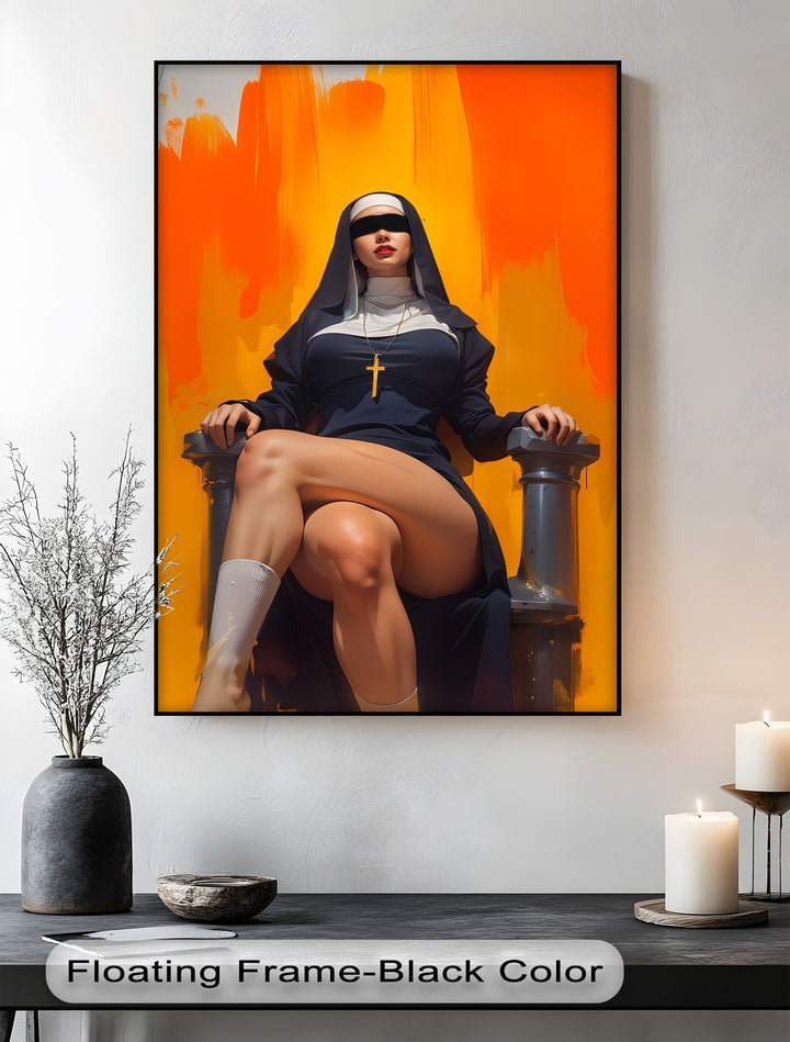 Divine Provocation – Erotic Canvas Wall Art | Framed Canvas Prints