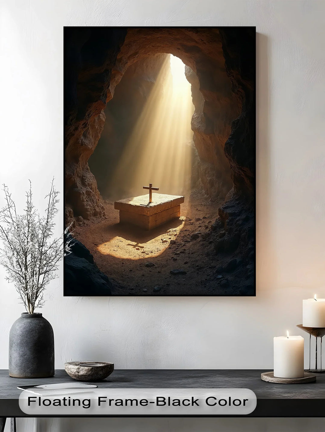 Resurrection Light – Cross in Empty Tomb Canvas Prints - MyPhotoStation