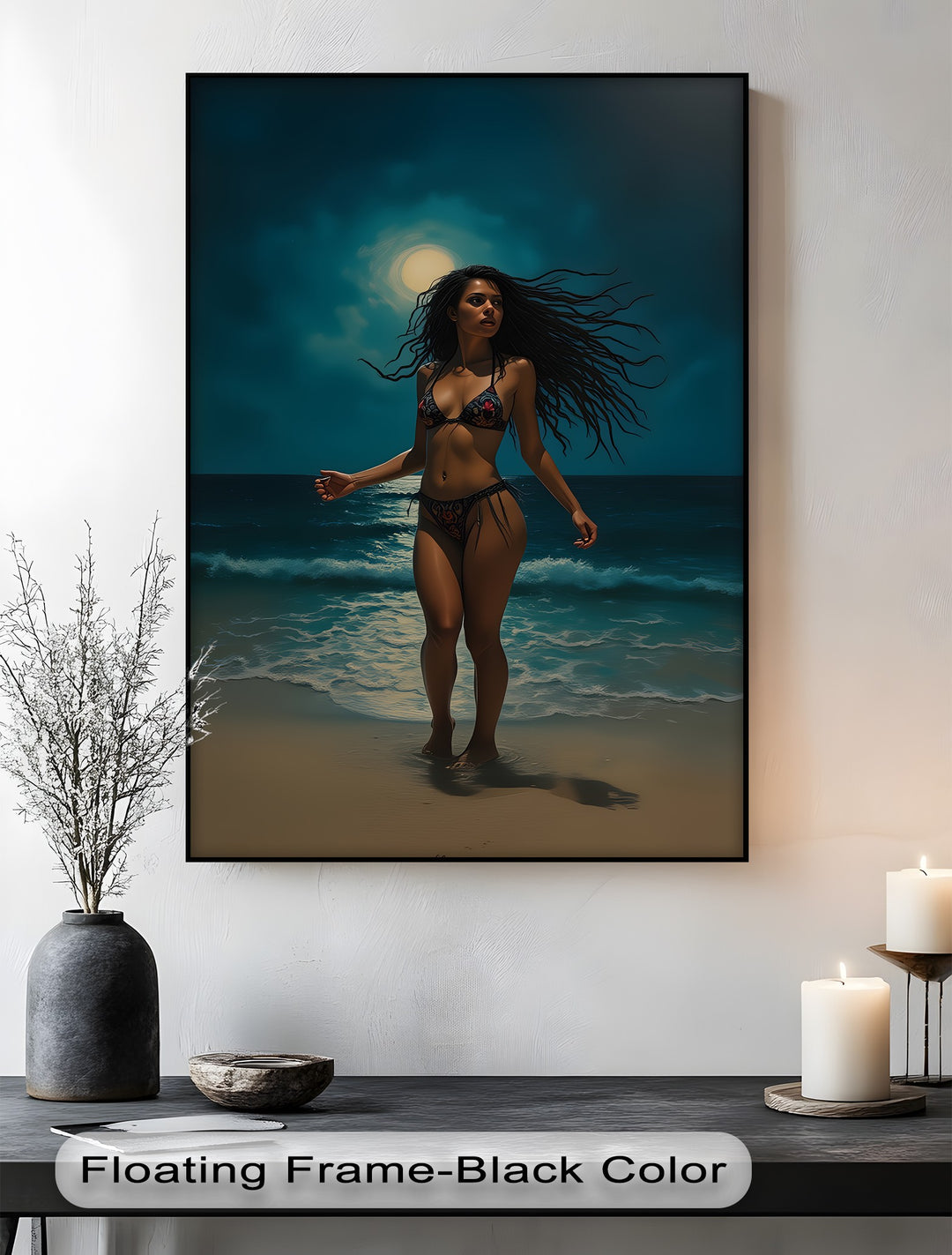 Moonlit Desire – Erotic Canvas Print
