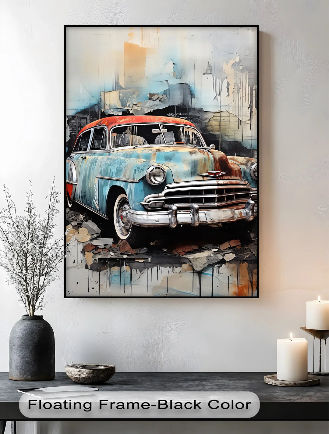 Urban Decay Dreamscape – Car Canvas Print