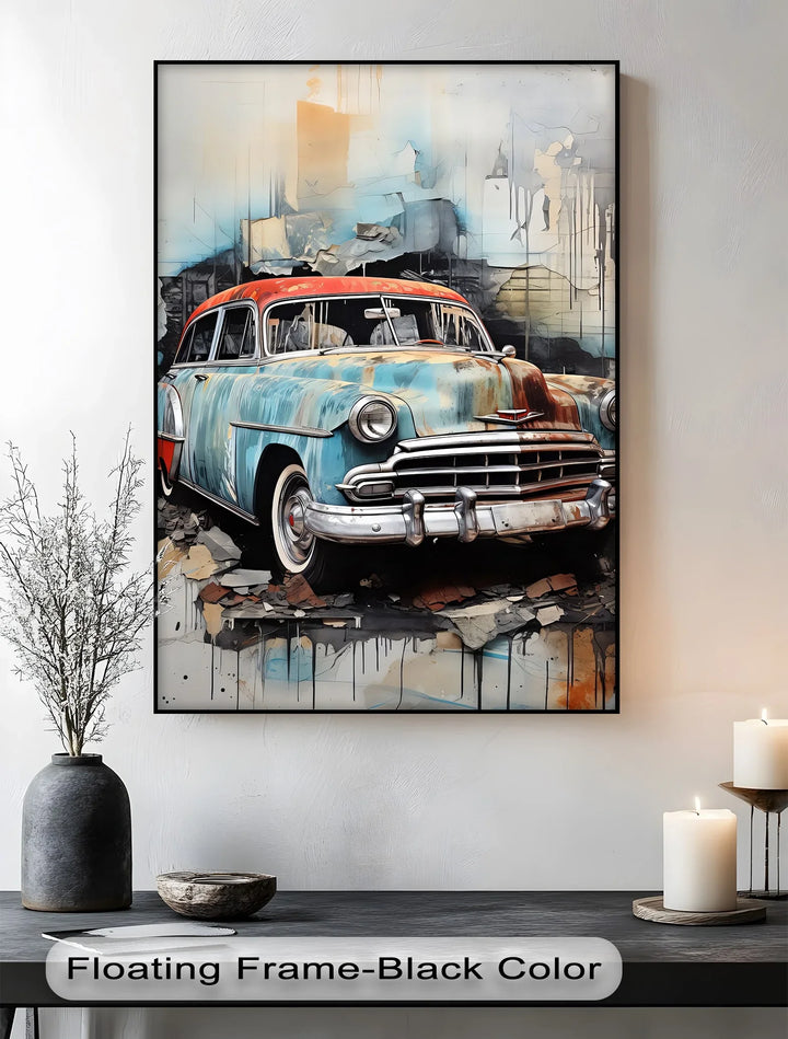 Urban Decay Dreamscape – Car Canvas Print