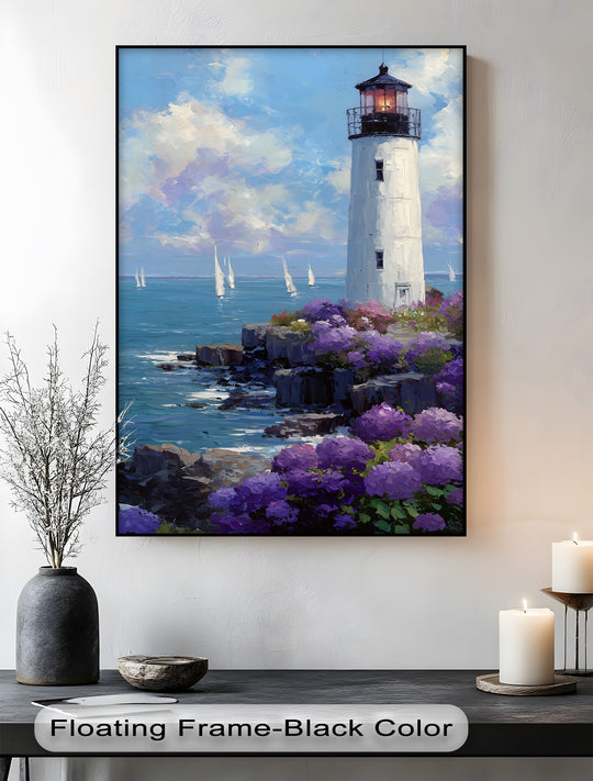 lighthouse ocean canvas print
