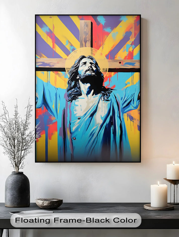 Radiant Savior – Modern Jesus Canvas Prints - MyPhotoStation