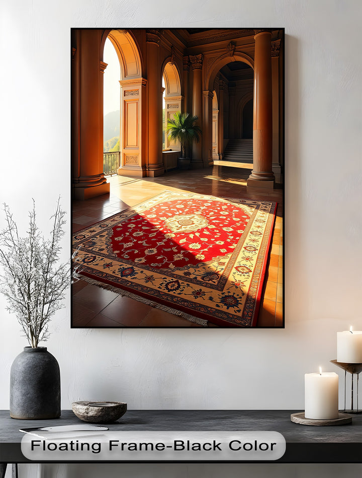 Golden Dawn Medallion – Persian Canvas Print