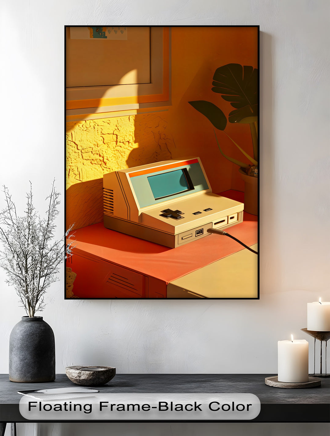 Pixel Nostalgia – Retro Gaming Console Canvas Print