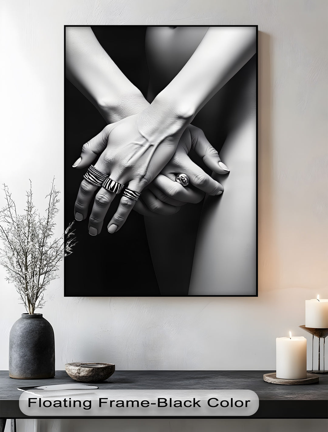 Silent Touch – Erotic Canvas Print