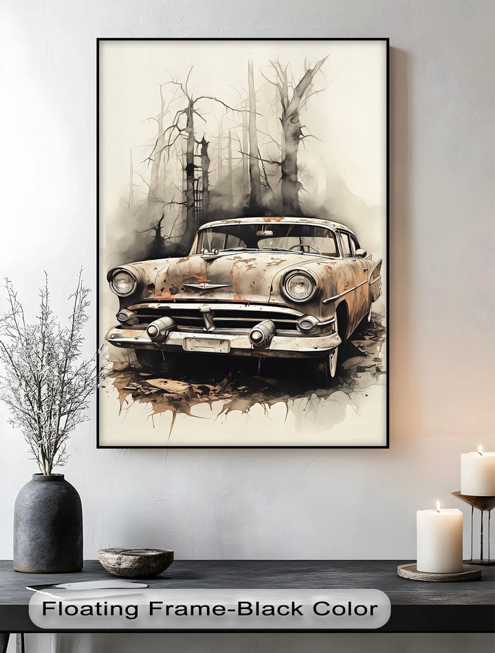Haunted Forest Ride – Car Canvas Print - MyPhotoStation