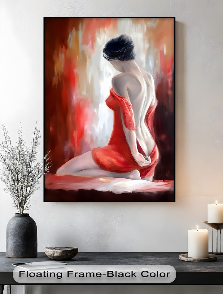 Velvet Reverie – Erotic Canvas Print