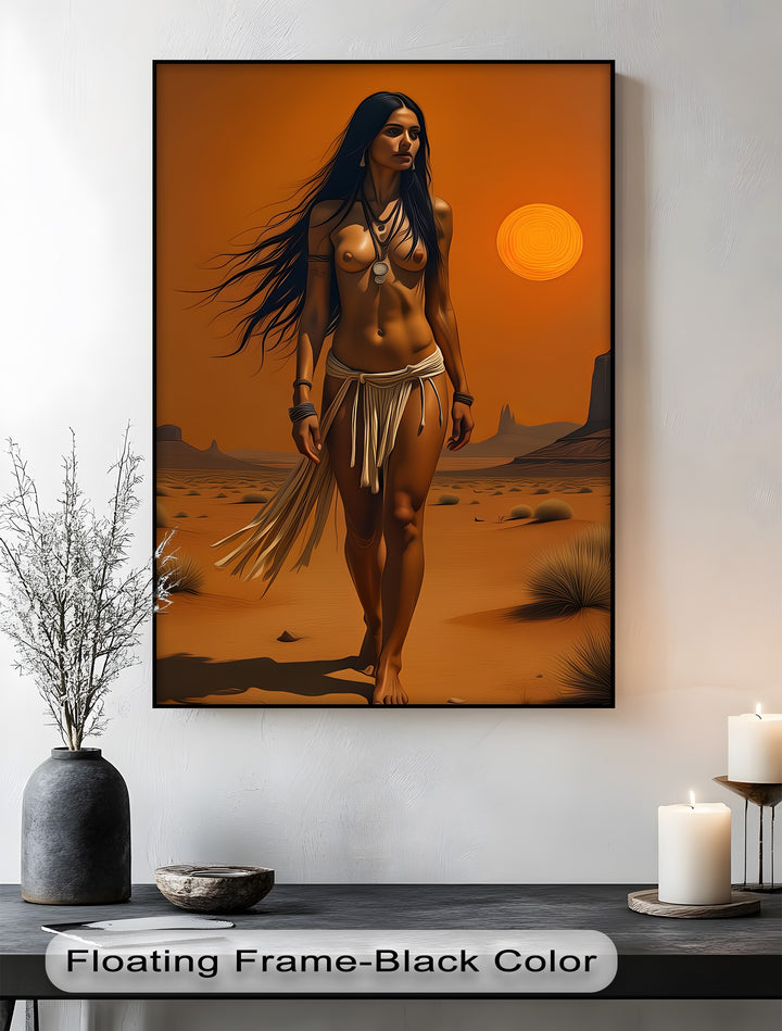 Desert Spirit – Sexy Canvas Wall Art | Framed Artwork