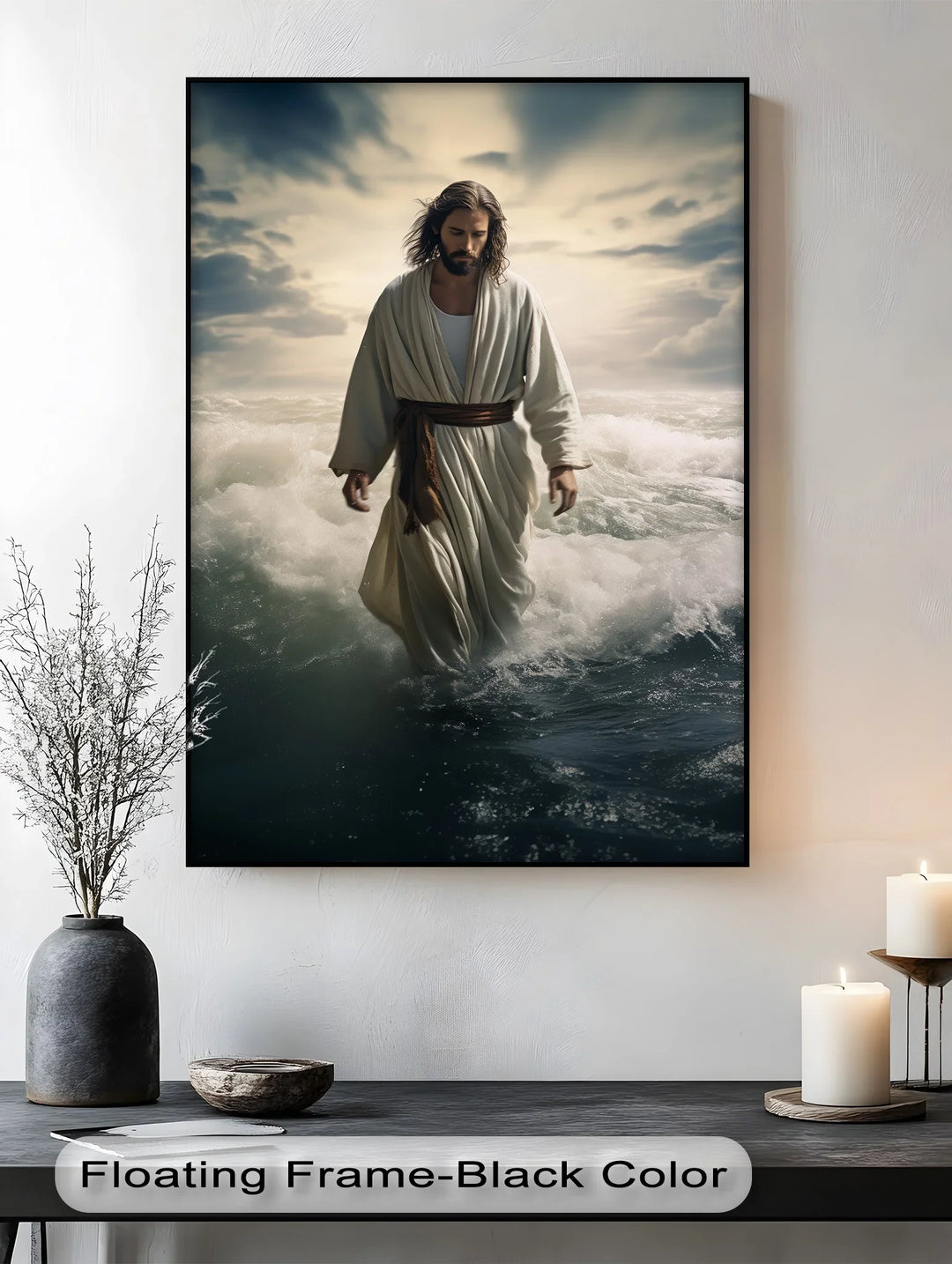 Faith on the Waves – Jesus Walking on Water Canvas Prints - MyPhotoStation
