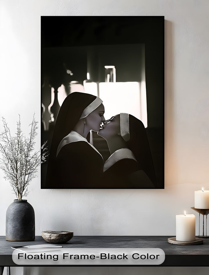 Forbidden Devotion – Erotic Canvas Wall Art | Bedroom Wall Art