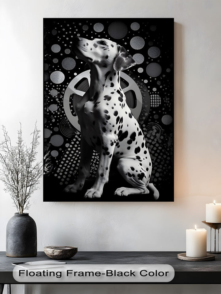 Retro Dalmatian – Puppies Canvas Print