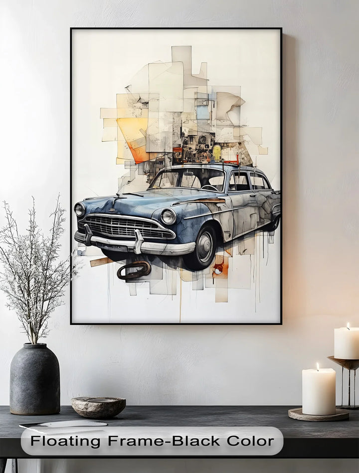 Urban Mechanic Memory – Car Canvas Print - MyPhotoStation